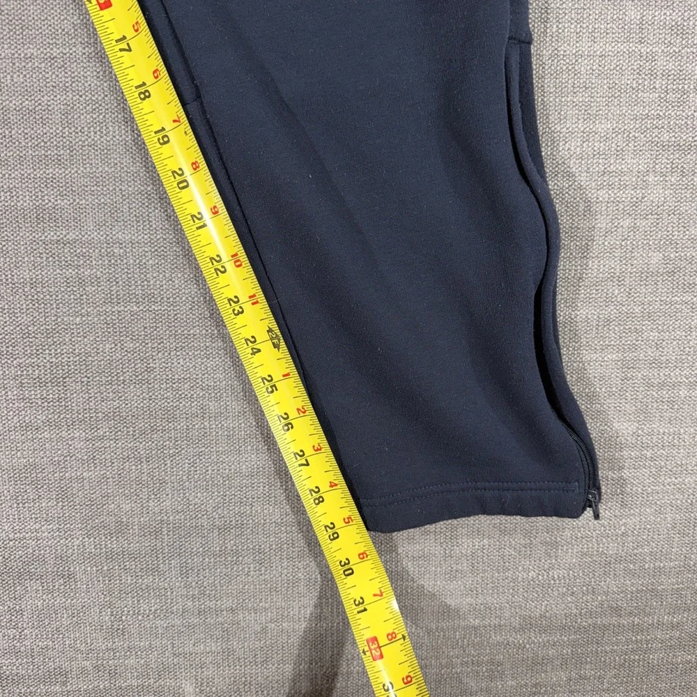 Adidas Sweatpants Mens XL Navy Blue Good Tapered‎ Ankle Zip Athletic Joggers